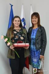 Sprejem zlate maturantke Ane Kovačič 2